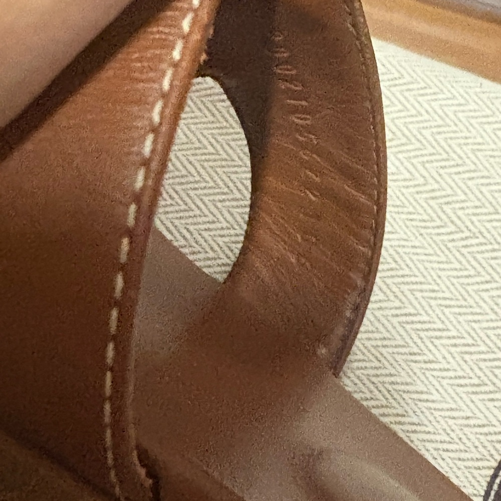 Hermes Leather Slide Sandals - Picture 5 of 6